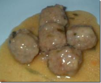 Polpette di carne in bianco 