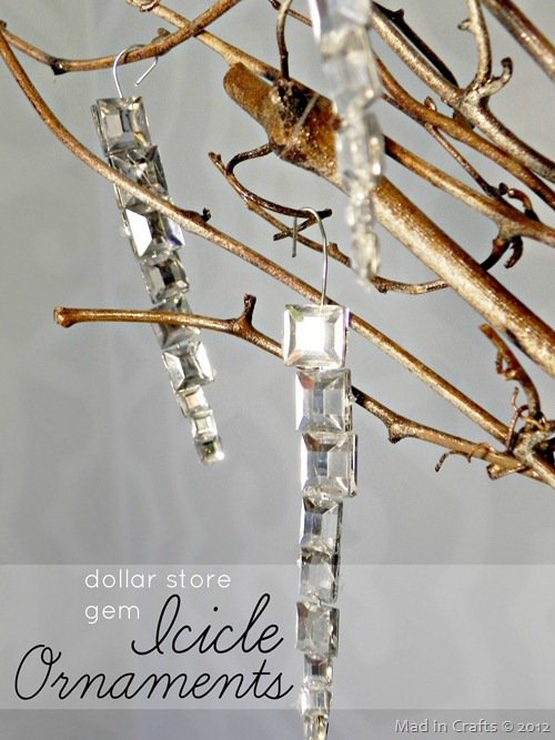 Dollar Store Gem Icicle Ornaments Dollar Store Gem Icicle Ornaments