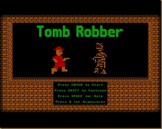 Tomb Robberタイトル Tomb Robberタイトル