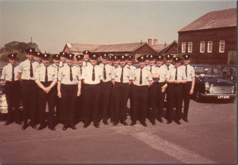 Advanced Course, students at the front and instructors at the rear. Sedgefield, 1966?, 2 Westminsters LPT 124C and HUP 110D, My Dad’s Jag Mk II, BUP 75B is behind Advanced Course, students at the front and instructors at the rear. Sedgefield, 1966?, 2 Westminsters LPT 124C and HUP 110D, My Dad’s Jag Mk II, BUP 75B is behind