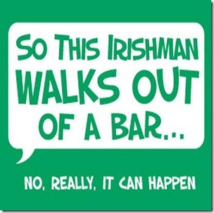 Irishman walks out