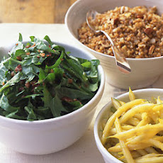 Dandelion Salad with Warm Bacon Dressing