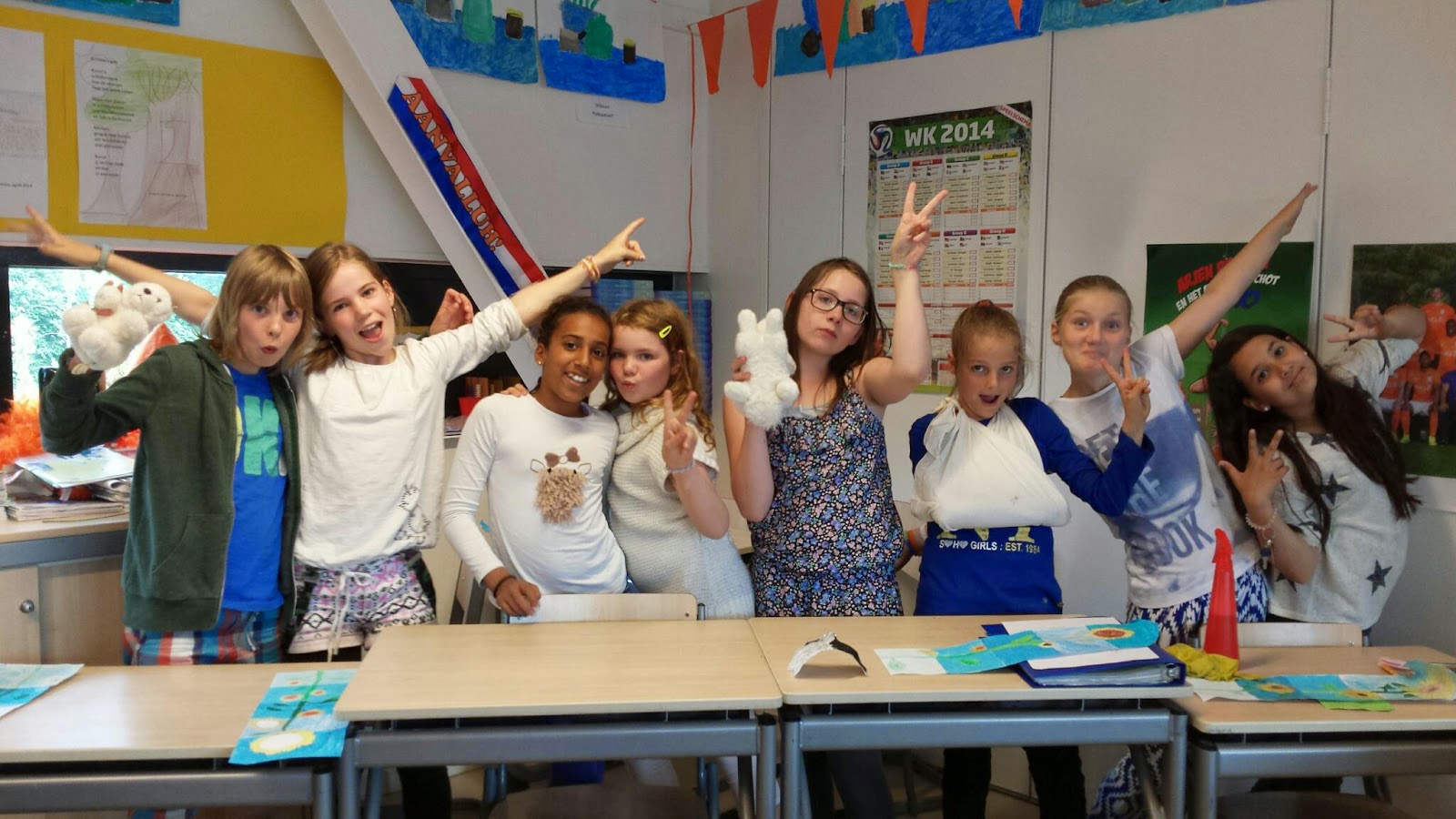 Juf yvonne nassauschool Keuken in gele