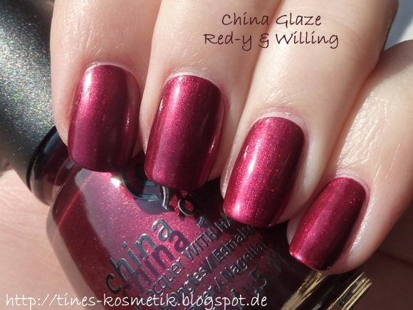 China Glaze Red-y & Willing 1