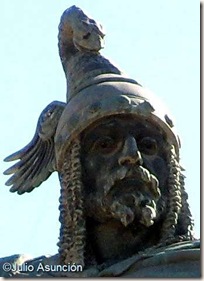 JAIME I - detalle de la cabeza JAIME I - detalle de la cabeza