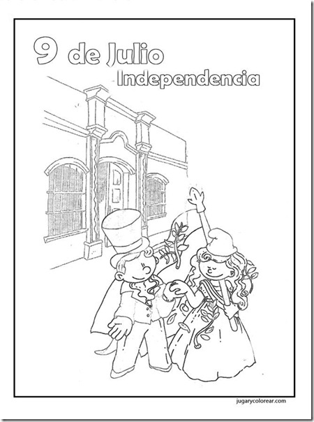9 de julio para colorear 9 de julio para colorear Argentina