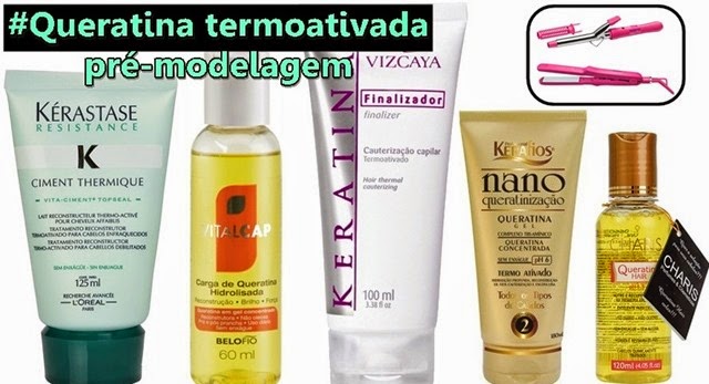 Queratina termo ativada pra modelagem Queratina termo ativada