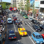 traffic in Harajuku in Harajuku, Japan 