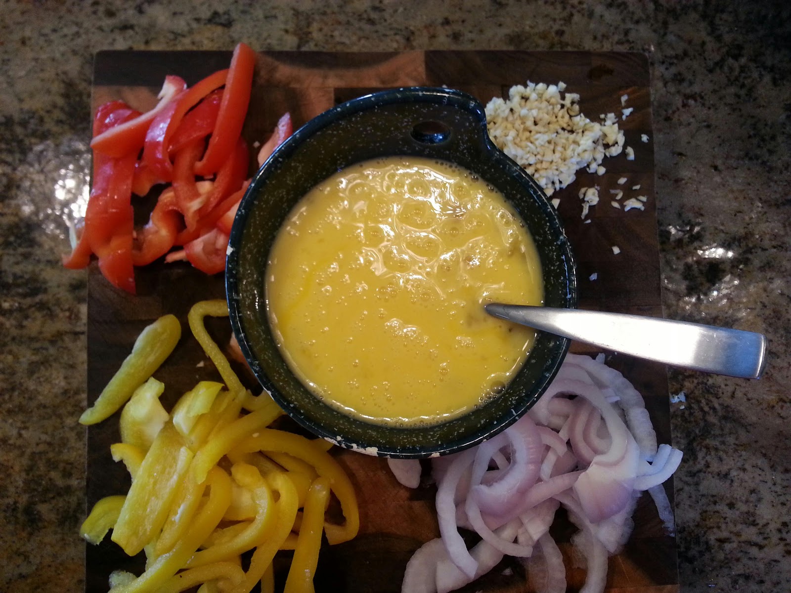 scrambled stir eat