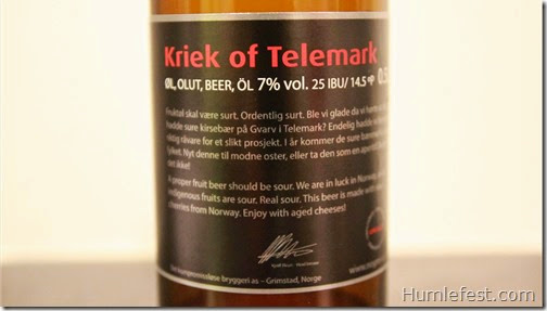 Kriek of Telemark 2014 Kriek of Telemark 2014