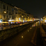 milan canals in italy in Milan, Milano, Italy