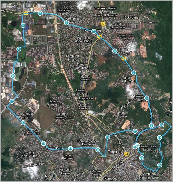 Taiping Internationa Marathon My Map Taiping Internationa Marathon My Map