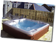 Enjoy Private Hot Tubs with the Log Cabin
