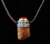 Walrus Tooth w/Carnelian Crown - SOLD