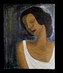 Black Monday (2005)<br />
24" x 36"<br />
Acrylic on Canvas with Stucco ground<br />
For Sale in Etsy Shop