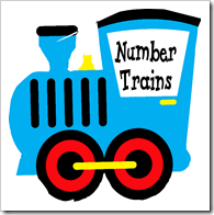 Number Trains ~ Free Printable from www.livinglifeintentionally.blogspot.com