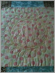 Quilted wreath #1 Quilted wreath #1