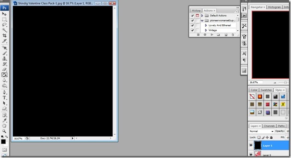 Paint new layer black