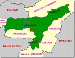 Assam-Map-militancy