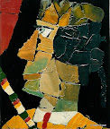 031 - Toréador - 1993<br />
55 x 46 - Acrylique sur toile