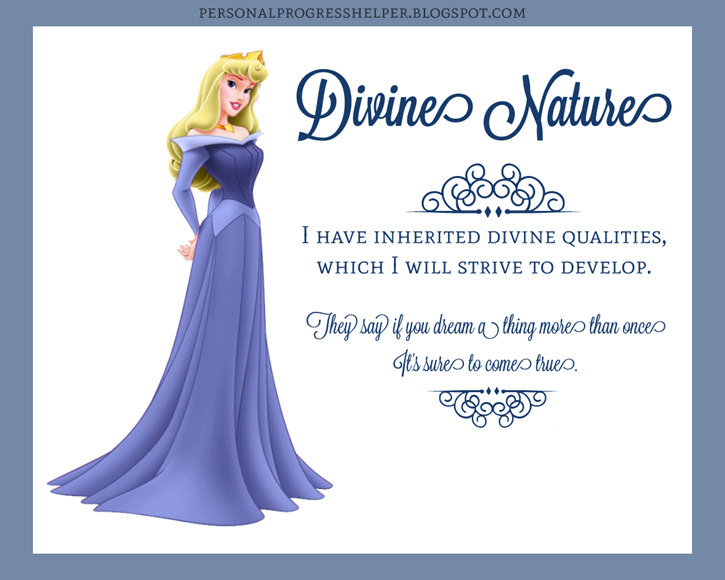 Young Women's Values with Disney Princesses: Divine Nature