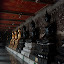 Outlining the inner outside walls "small" Buddhas but still taller than the average Dutch guy.