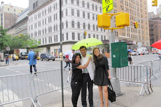 Here I am with Chef Vikas Khanna and his dear sister Radhika across the street from the Rubin Museum.