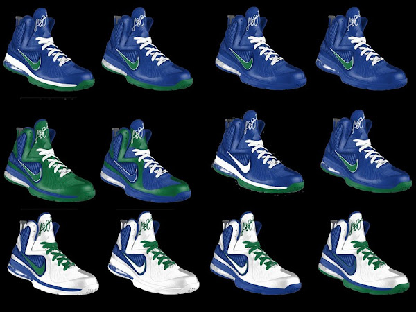 Nike LeBron 9 iD Showcase Vancouver Canucks by abt