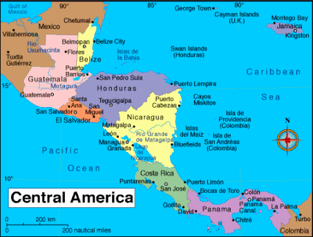 mapa-america-central