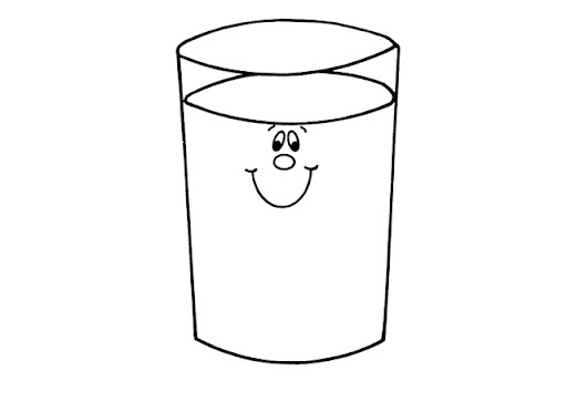 Vasos con agua para colorear animados - Imagui Vasos con agua para colorear animados - Imagui
