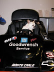 On second thought, I better keep them open while driving a high-performance race car!!