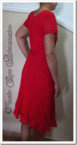 VESTIDO ABACAXIS VERMELHO