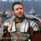 Russell Crowe as General Maximus