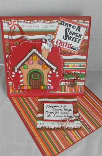 suzanne gingerbread card