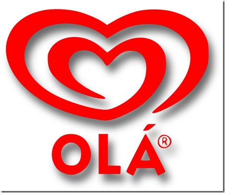ola gelados logotipo