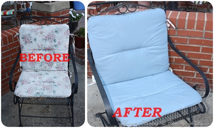 CUSHIONS BEFORE-AFTER Bargain Hunting with Laurie