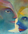 Le couple, acrylique et huile sur toile, 24 X 16 po., 2005