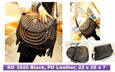 kg 3920 Black  (236.000) - PU Leather, 22 x 28 x 7