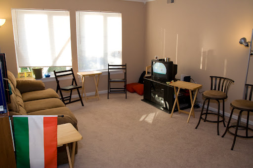 Everything is set up for guests