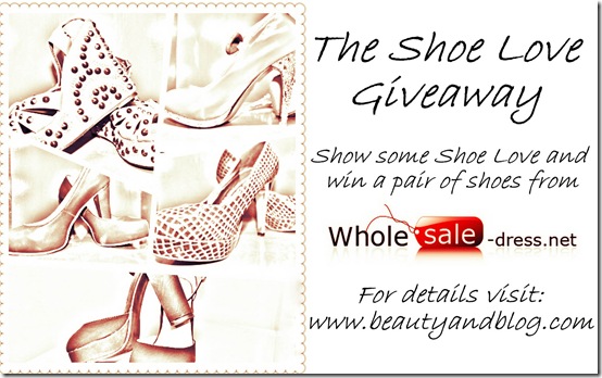 Win a pair of shoes from Wholesale-Dress.n