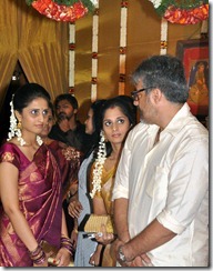 Shalini, Ajith at Actor Mirchi Shiva Marriage Photos
