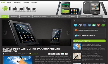 AndroidPhone Blogger Template