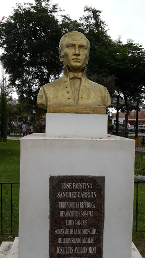 Busto Jose Faustino Sanchez Carrion
