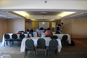 This was our meeting room for the week.