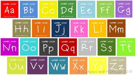 Letters A-Z Letters A-Z