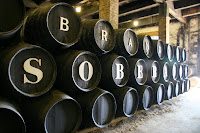 Barrels of sherry