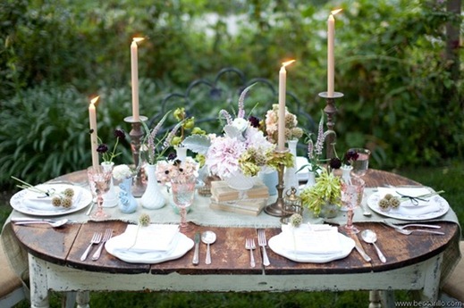 Romantic Rustic Table
