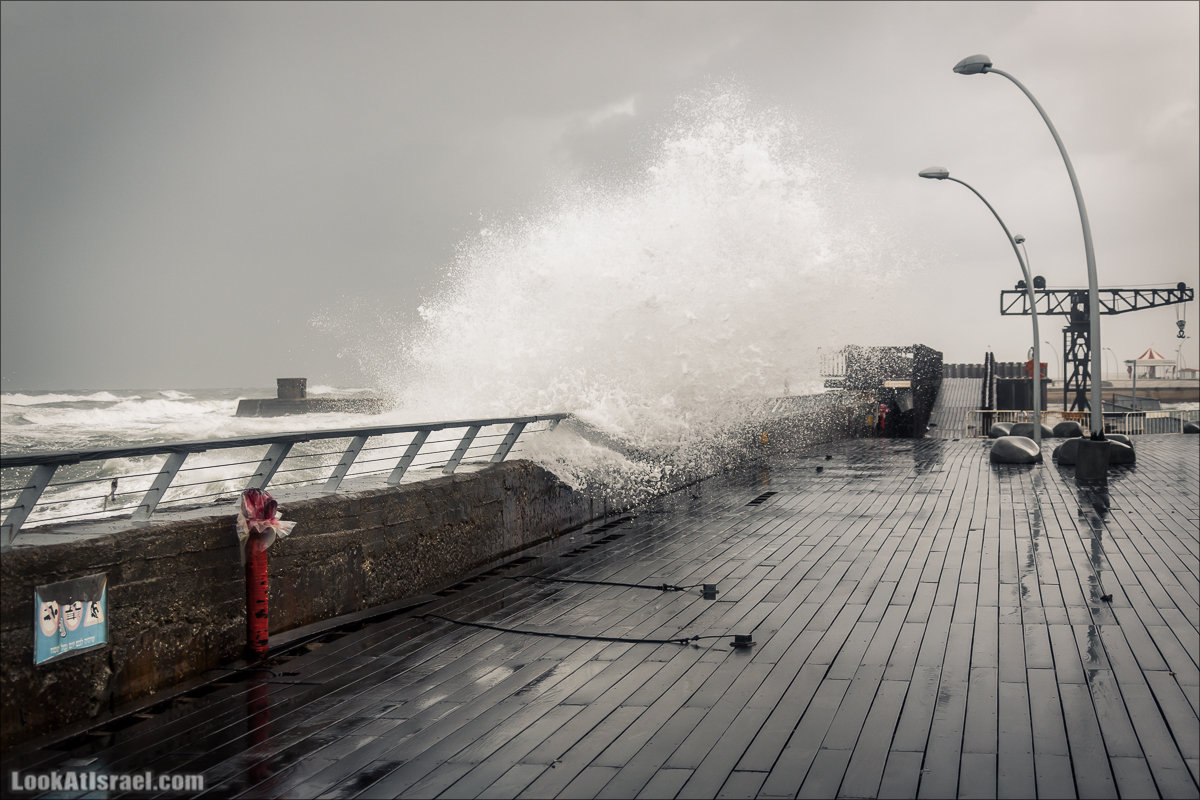 LookAtIsrael.com -      | Rain in Tel Aviv