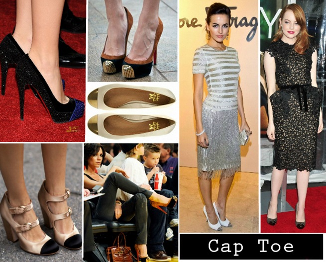Onde comprar: Sapatos Cap Toe! Aposte nos bicos metalicos e coloridos. Cap toe sapatos bico colorido