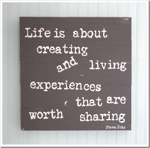 Steve Jobs Quote Sign